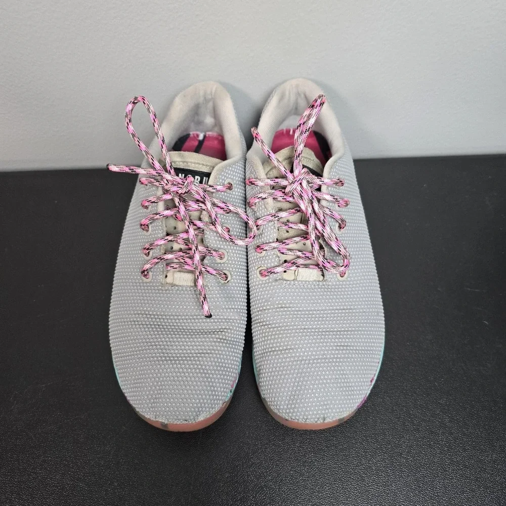 NOBULL Shoes Womens 8.5 Gray Trainer CrossFit Gym Training Athletic Sneakers